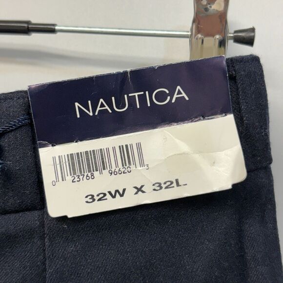 NWT Vintage Nautica Men Wool Cashmere Flannel Pants Size 32x32 Pleated D050 -11 - Picture 10 of 16